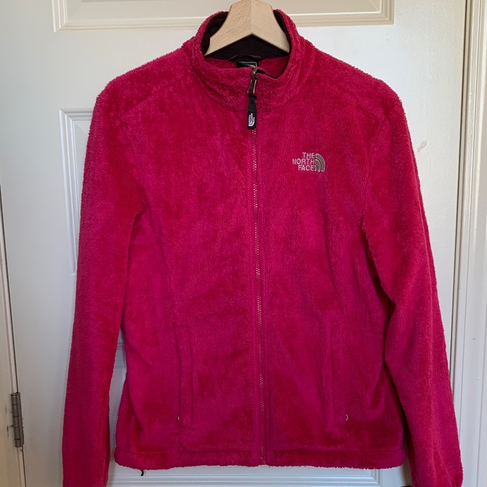 The North Face Women's Vibrant Pink Teddy Jacket